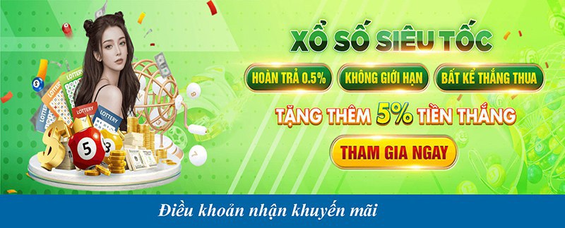 Điều khoản nhận khuyến mãi